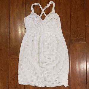 White maternity dress